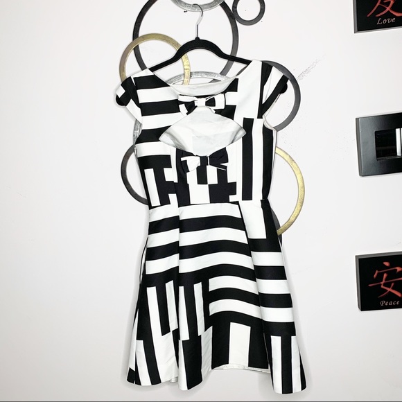 Kate Spade Multi Stripe Cocktail Dress - Picture 4 of 6